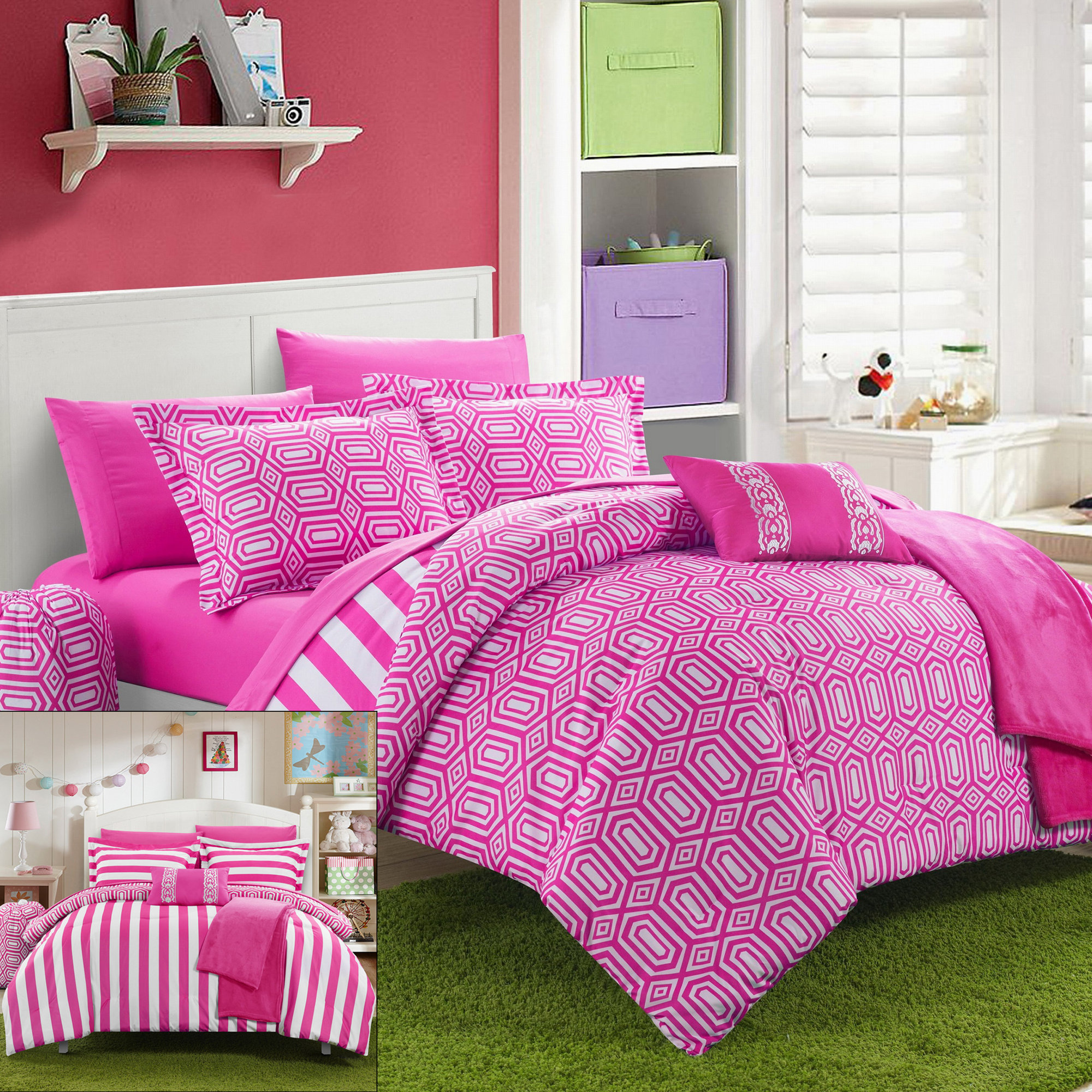 Chic Home Paris 10 Piece Full Comforter Set & Reviews Wayfair